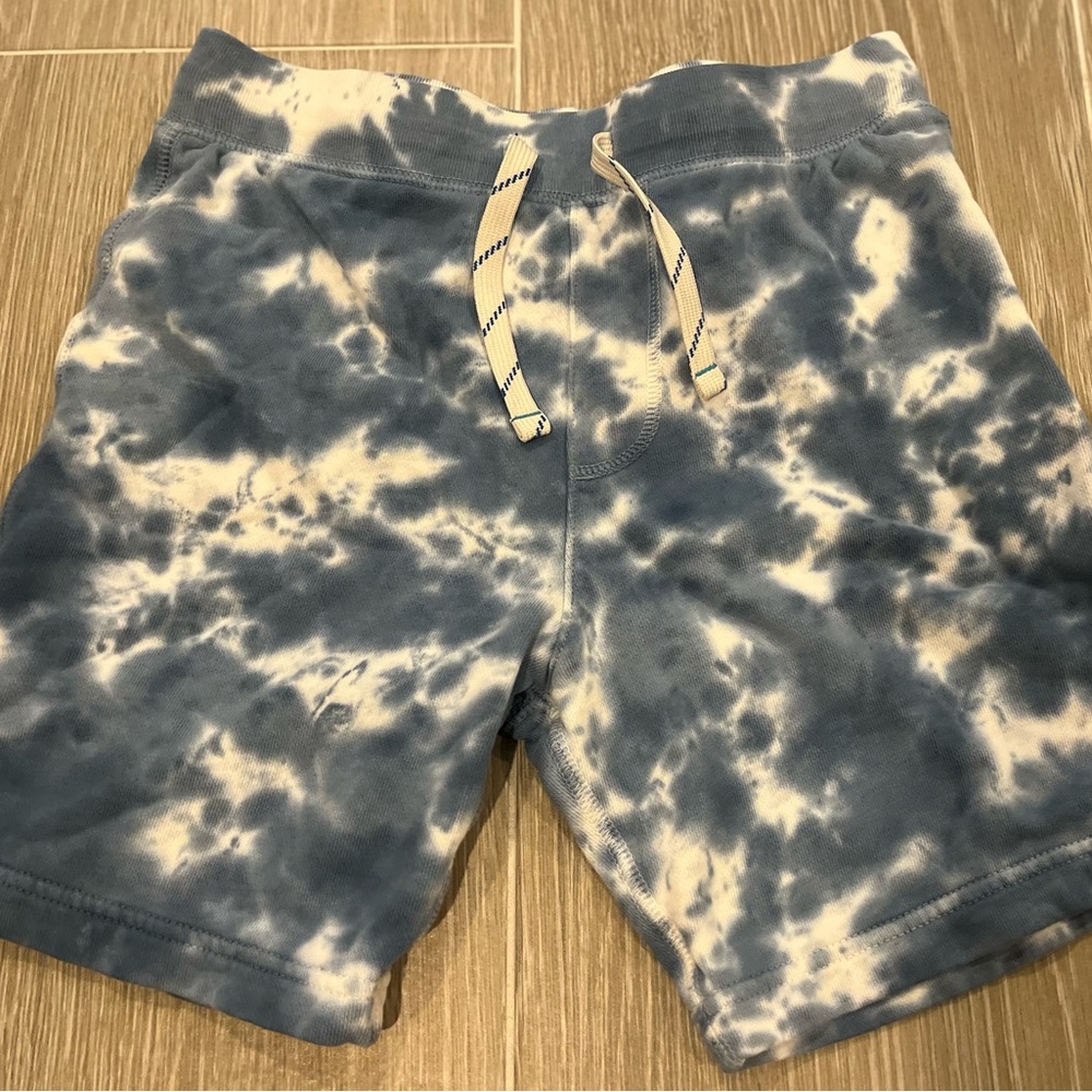 JCrew kids tie dye cotton terry shorts